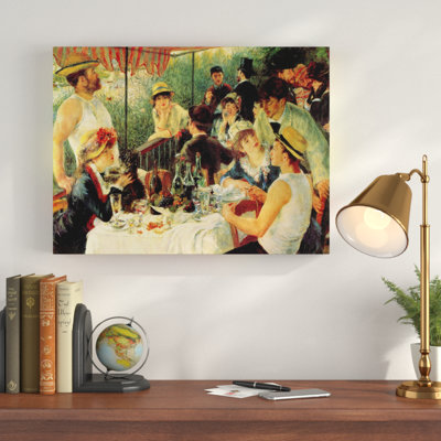 Luncheon Of The Boating Party by Pierre-Auguste Renoir - Wrapped Canvas Print
