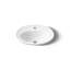Serif Ceramic Oval Drop-In Bathroom Sink with Overflow-10941844-19195654