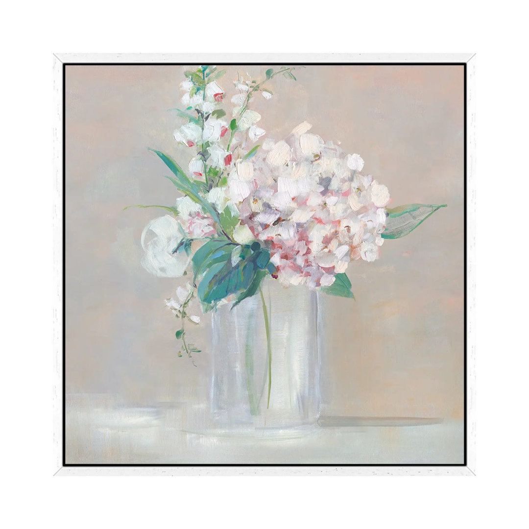 Simply Elegant Coral Berry I von Sally Swatland - Floater Frame Gallery-Wrapped Canvas Giclée on Canvas