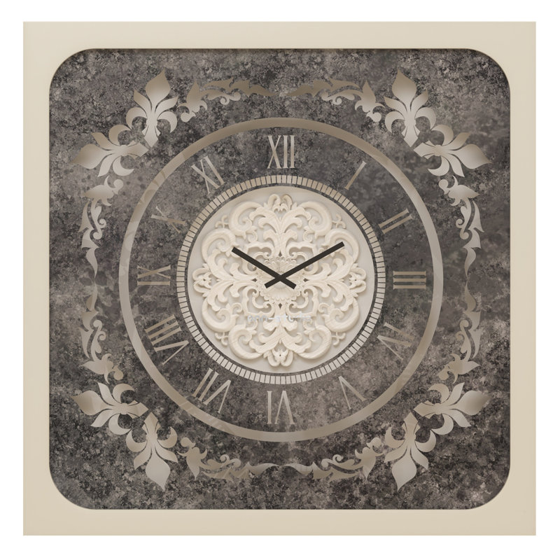 Alizaya Wood Wall Clock, 60cm H x 60cm W