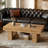42" Farmhouse Coffee Table, Rustic Coffee Tables For Living Room-176579985-176579987
