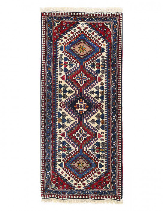 Tapis de couloir unique en laine 2 pi x 5 pi Cisca
