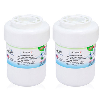 SGF-G9 Rx Compatible Pharmaceuticals Refrigerator Water Filter for MWF, MWFA, WF-287,WF287, 469991 -  Swift Green Filters, SGF-G9 Rx-2P