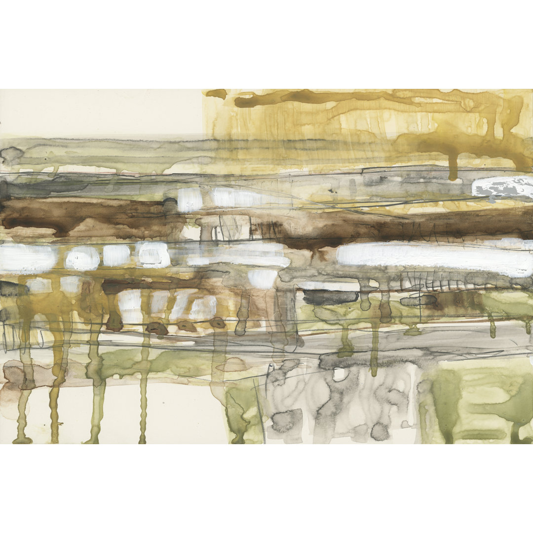 Leinwandbild Earth Layers II von Jennifer Goldberger