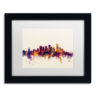 "edmonton canada horizon" , impression encadrée