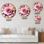 Horloge murale mauve-73077591
