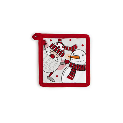 Excelsa Snowman Christmas Cotton Potholder