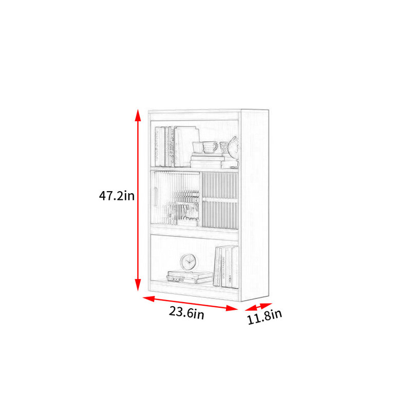 Callum, (2 Shelves) 47.2"H x 23.6"W x 11.8"D