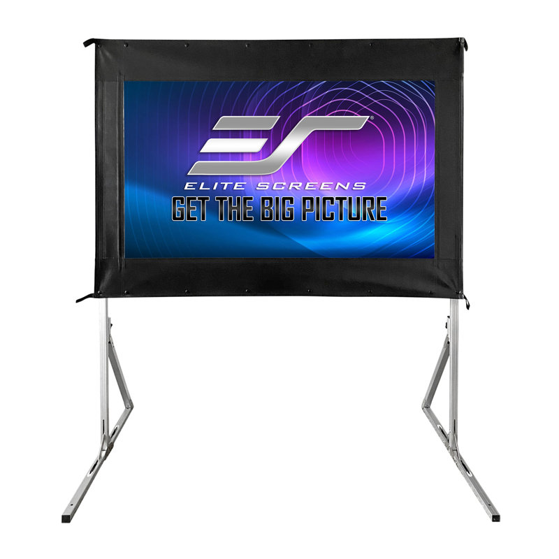 Light-On Grey 29.5" x 52.4" Portable Folding Frame CLR Projector Screen