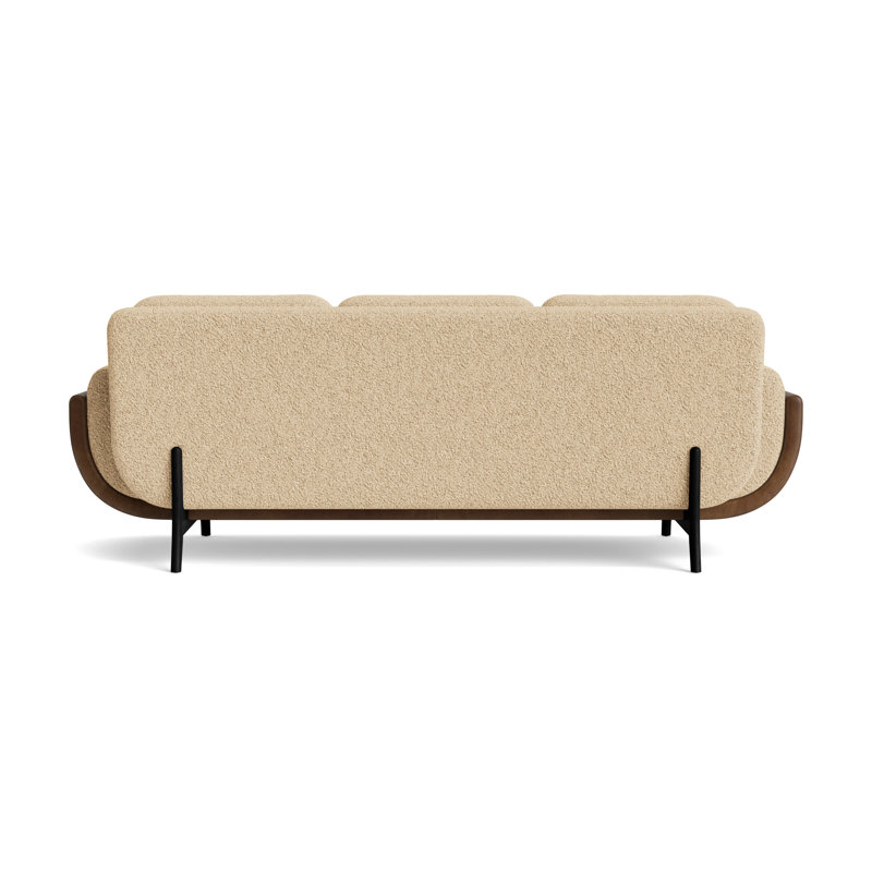 Regatta 90 Sofa, Berber - Dune/Bedford - Tobacco, Black