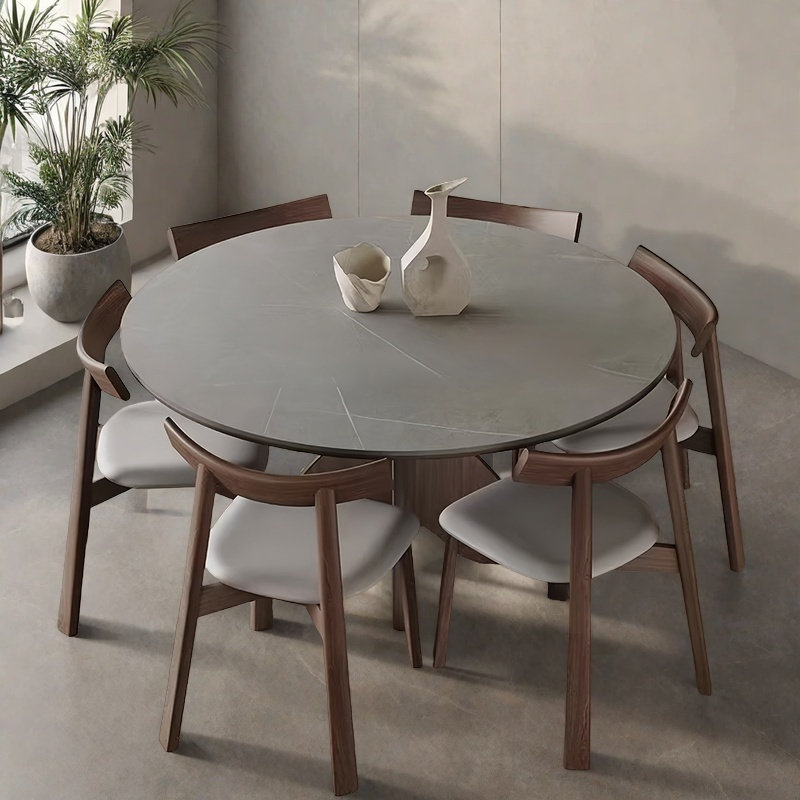 Table et chaise de salle à manger élégantes et uniques, H 29,5 po x L 51,1 po x l 51,1 po