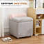 Tabouret avec rangement 18 "avec compartiment caché-575974657