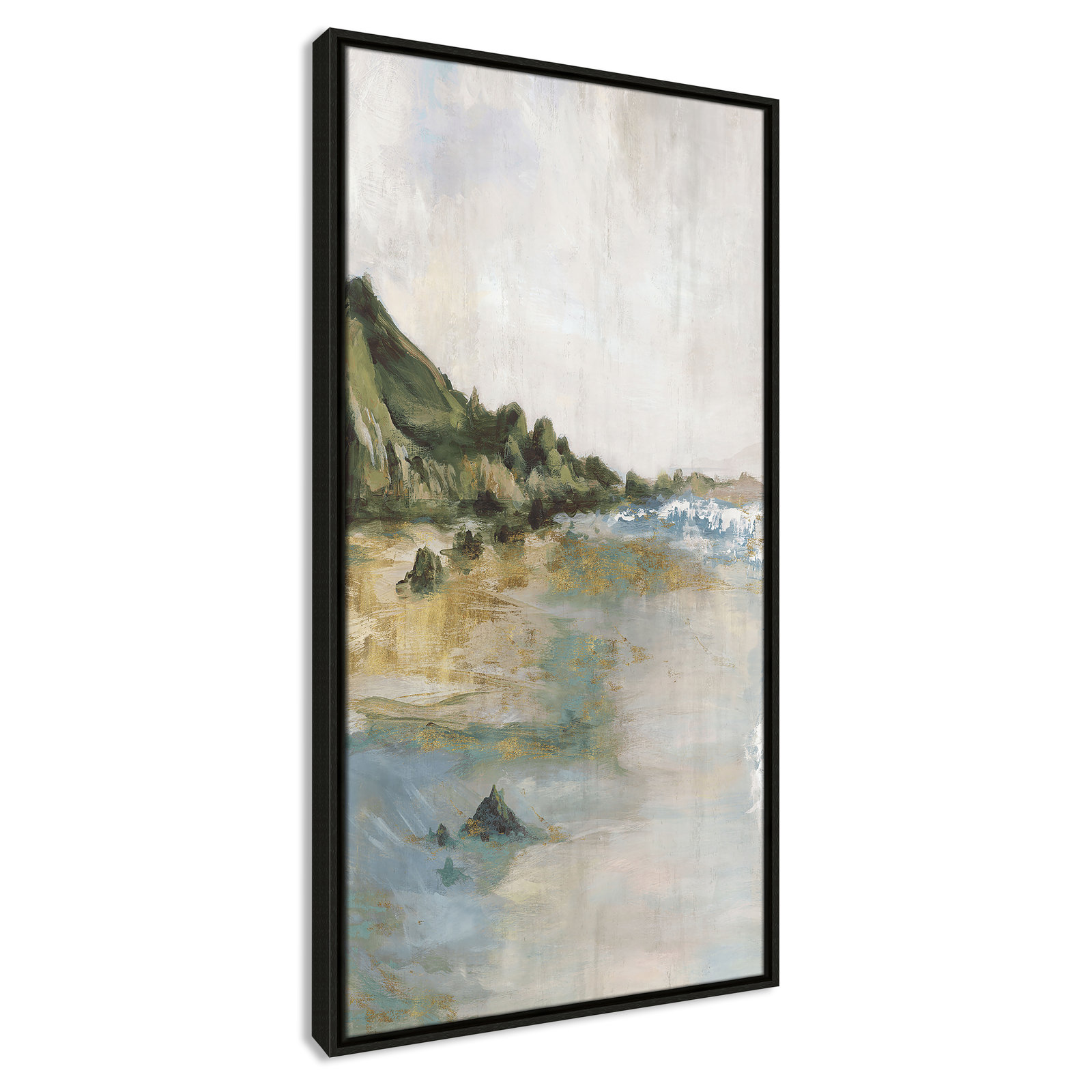 Cordoba "Tide's Edge" Print, Espresso, 37.5" H x 19.5" W