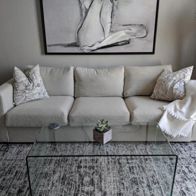 Rialto Waterfall Glass Coffee Table