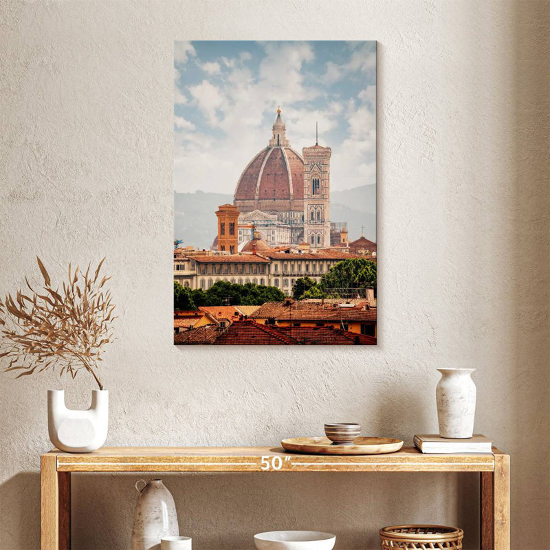 Cathedral In Florence, 36" H x 24" W