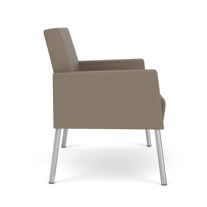 Fauteuil de réception Mystic, Argent argent, Modena blé
