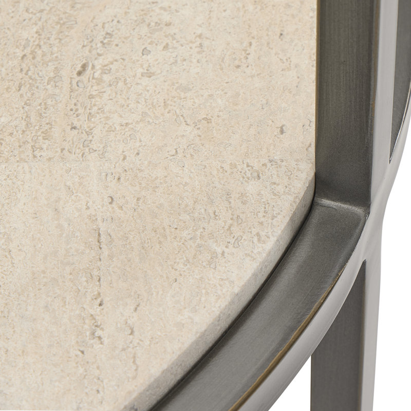 Harlow Glass Top End Table