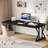 Metal Base Computer Desk-436471823-441314342