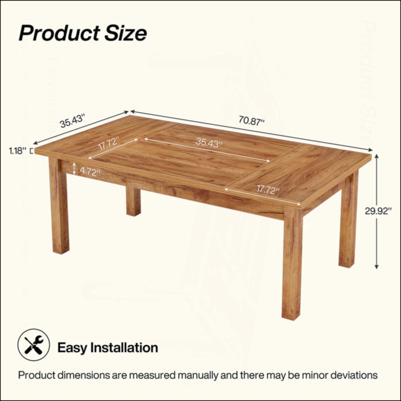 Large Kitchen Table,Dining Table,Rustic Chating Table,Coffee Table