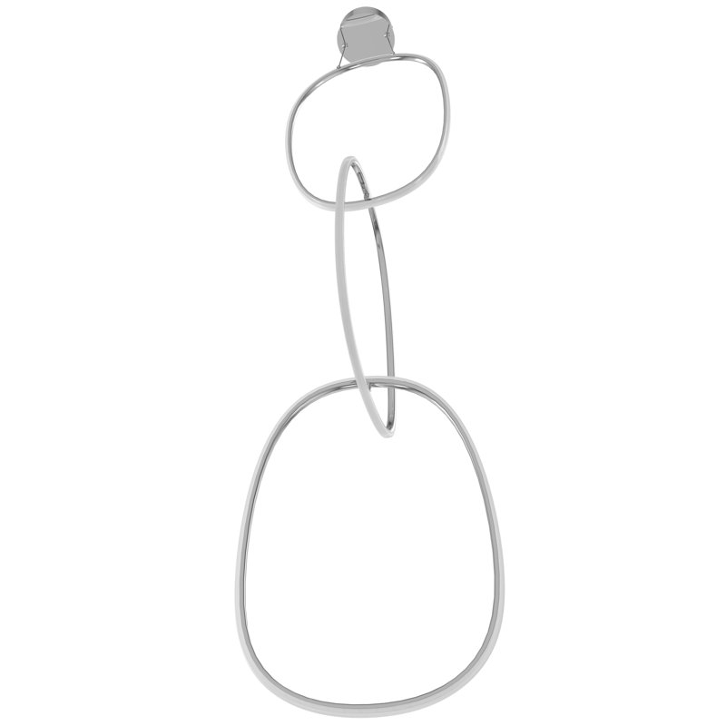 Gunlogh 1 - Light LED Unique/Statement Pendant, Chrome