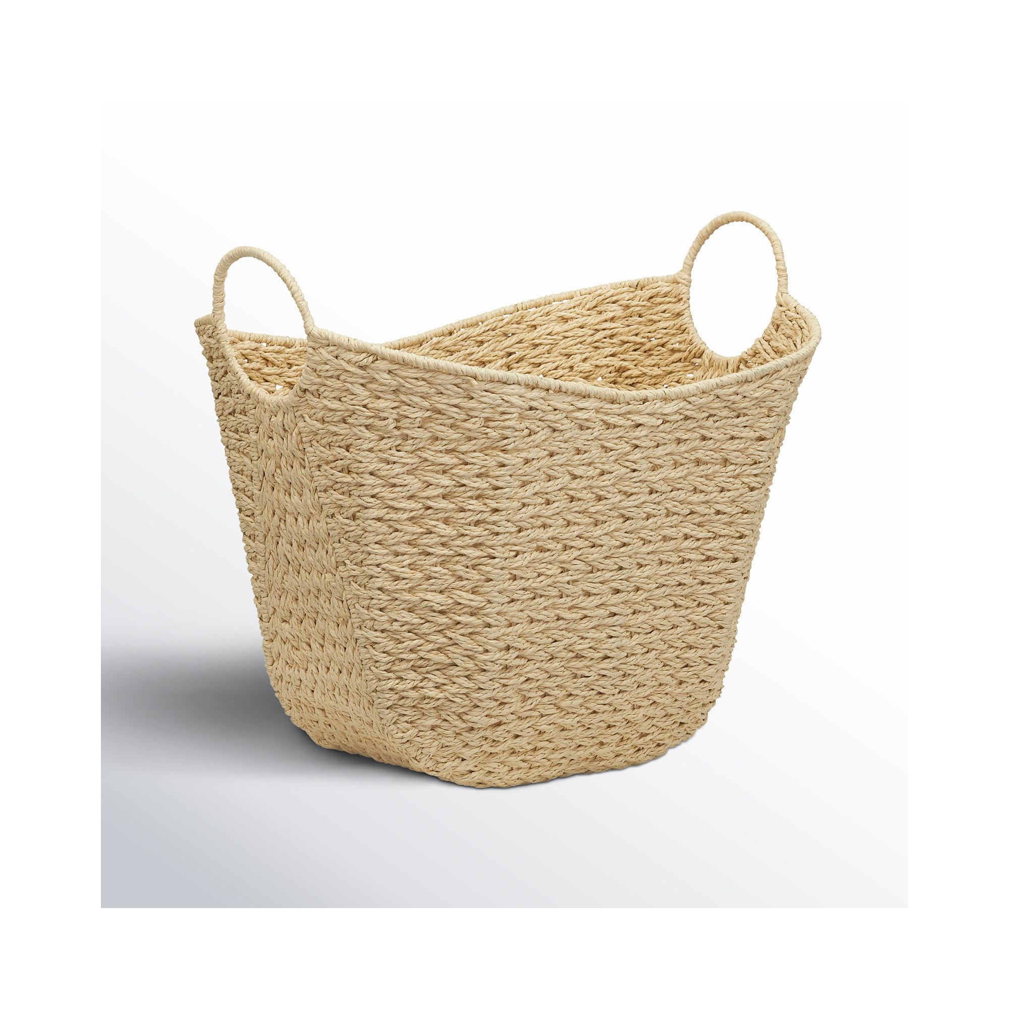 Jute Basket, Cream