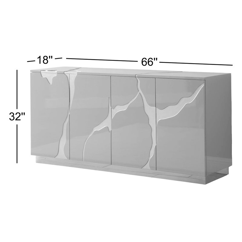 Wantaugh 66'' Sideboard, White
