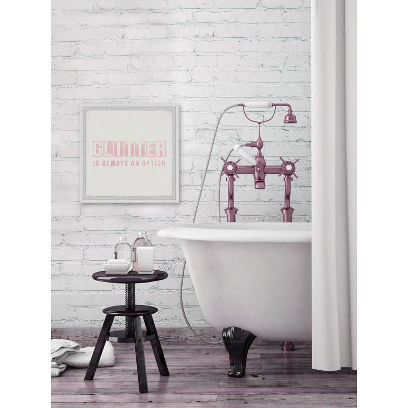 Glitter Is Always An Option by Marmont Hill - Single Picture Frame Print, 41 cm H x 41 cm W