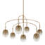 Lustre large en laiton patiné Troy Lighting-114642109-114642111