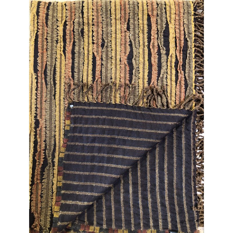 Hand Woven Throw Blanket, Beige