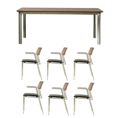 High quality solid wood table set