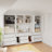 White Closet System With Drawers And Vanity