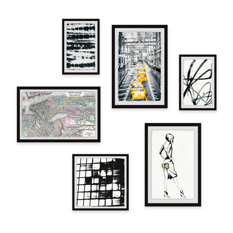 'imbriqué fabriqué' hexaptych
