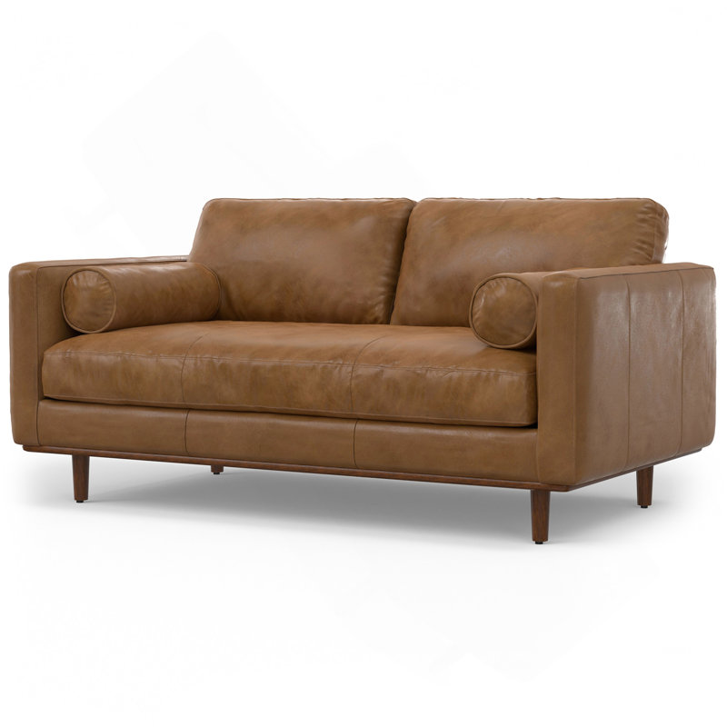72" Sofa - Caramel Brown, Caramel Brown