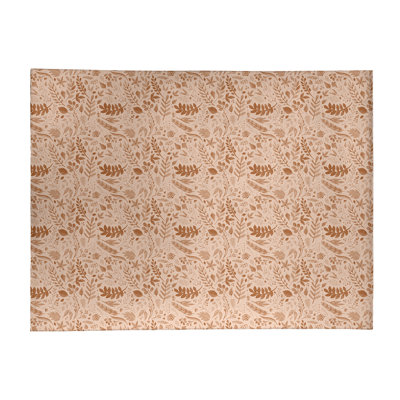 Chenille Floral Indoor Rug