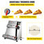 Rouleau à pâtisserie réglable en acier inoxydable avec support VEVOR