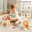 Cube en bois 8-en-1 pour tout-petits