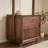 Black Walnut Coat Rack Dual Drawers Large Capacity