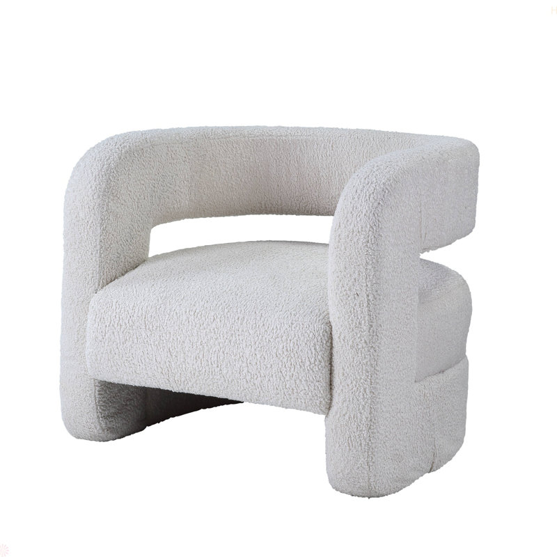 Chaise d'appoint en sherpa Yitua