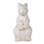 Statue de lapin debout glacé
