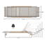 Chaise longue d'extérieur Hargrove Aluminun-122099242