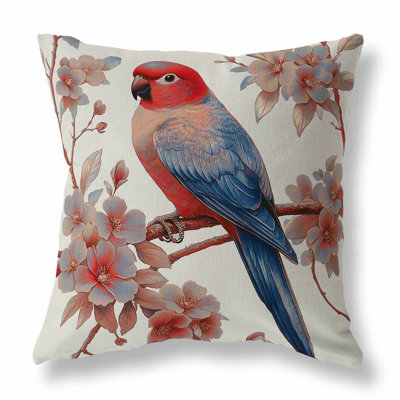 Vibrant Parrot Indoor/Outdoor 18x18