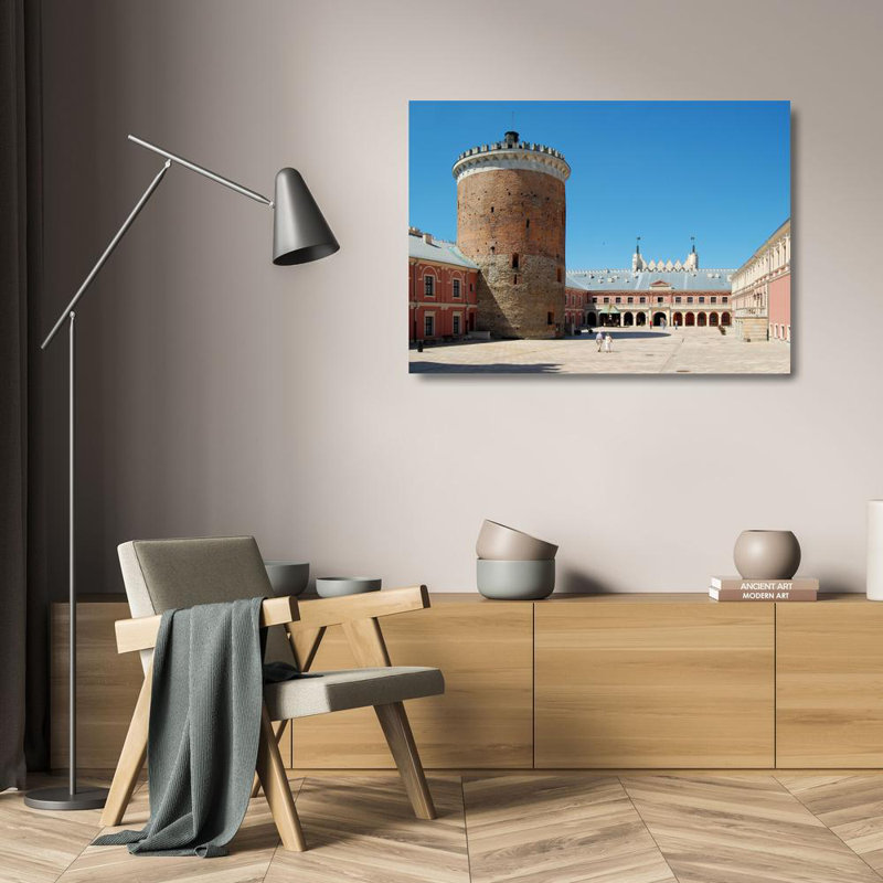 Lublin Castle Courtyard, 17" H x 24" W