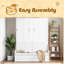 Grand lit escamotable mural avec coussin-1486057596