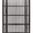 Slatted Wood Book Shelf with 3 Shelves and Curved Edge-91583904