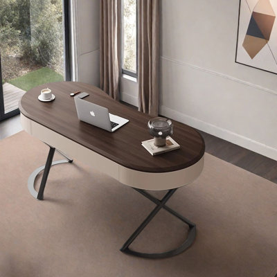 Bureau italien en bois massif italien minimaliste
