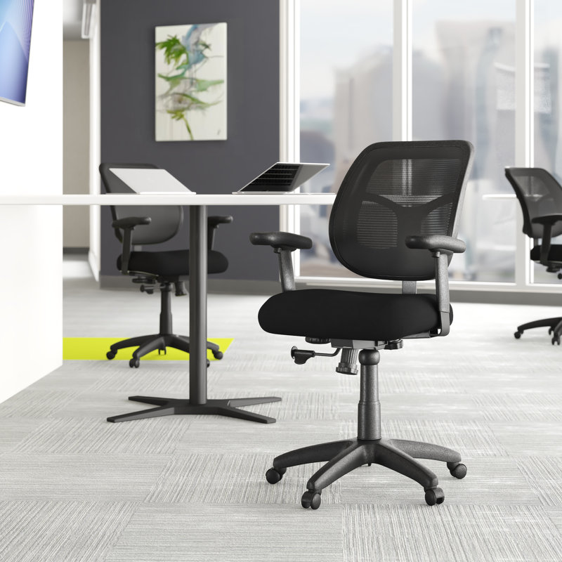Apollo Polyester Blend Task Chair, Black