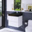 24 po Meuble-lavabo mural à simple cuve W-106844842-106844844