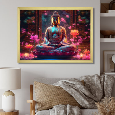 Starlight Buddha I - Décoration murale paysage religieux