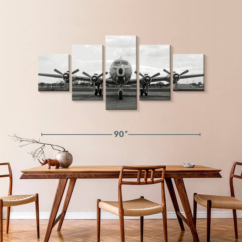 Airplane, 42" H x 92" W