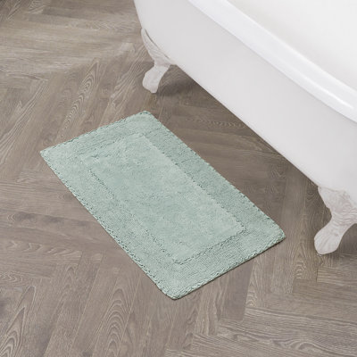 Laura Ashley Ruffle 100% Cotton Bath Rugs